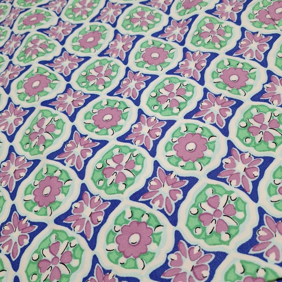 NEW Talbots Canvas A-Line Skirt Medallion Print - Picture 5 of 7